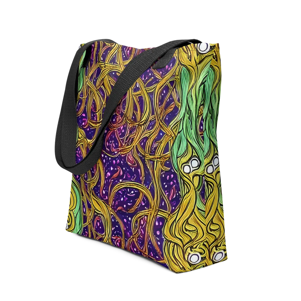 Violet Gilded Maze on Tote Bag — Front