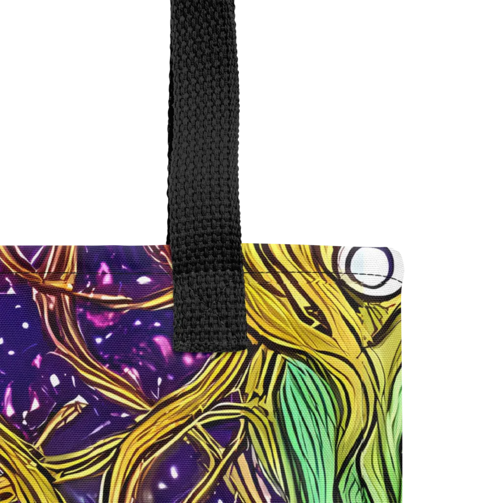 Violet Gilded Maze on Tote Bag — Product details