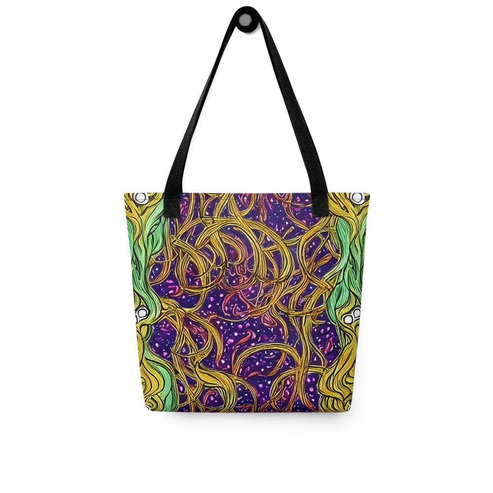 Violet Gilded Maze on Tote Bag — Front