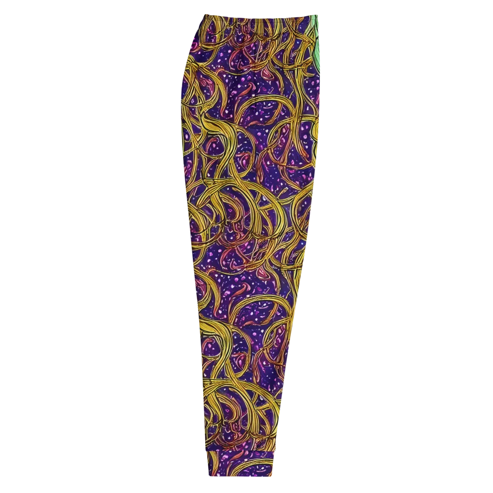Violet Gilded Maze on Men's Joggers — Right