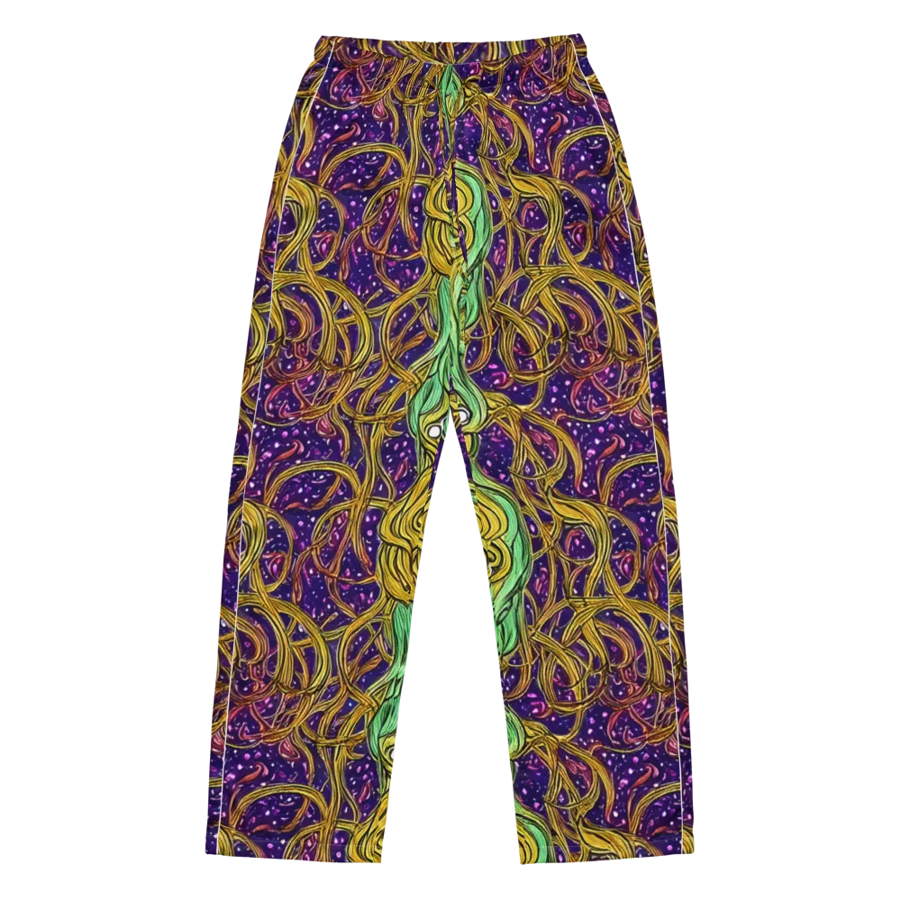 Violet Gilded Maze on Women's Pajama Pants — Front