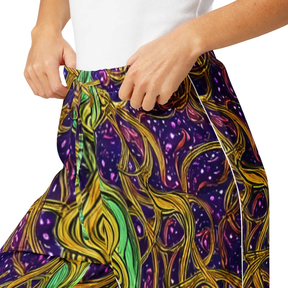 Violet Gilded Maze on Women's Pajama Pants — Product details