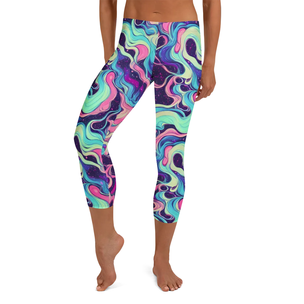 Nova Flow on Capri Leggings — Front