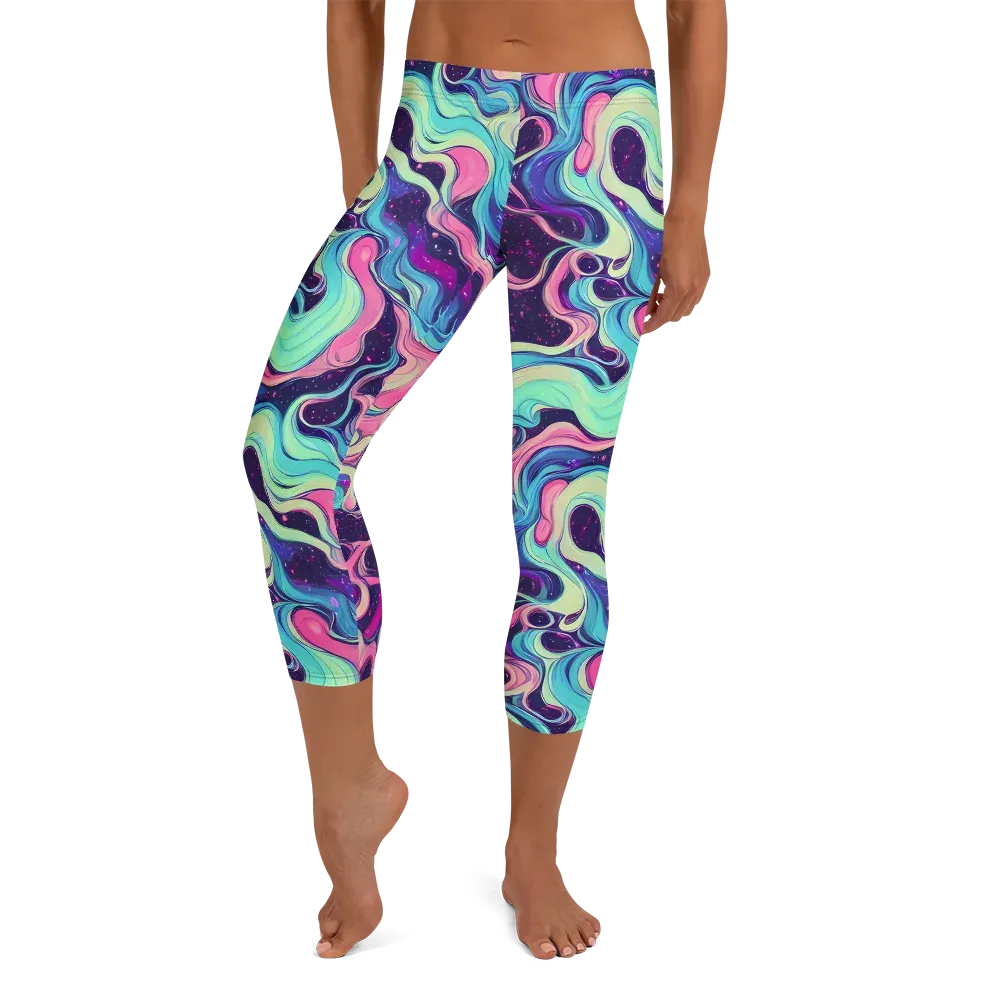 Nova Flow on Capri Leggings — Front