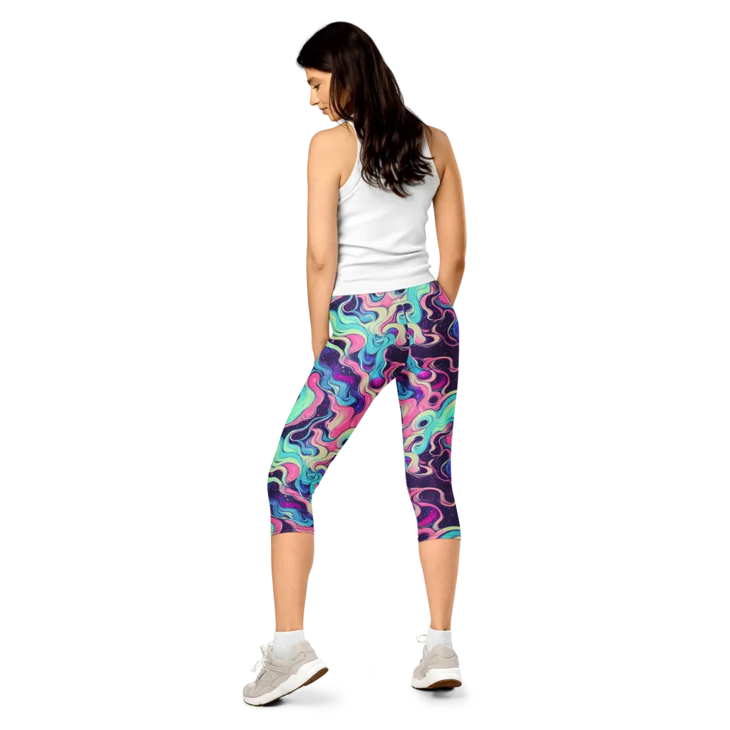 Nova Flow on Capri Leggings — Back