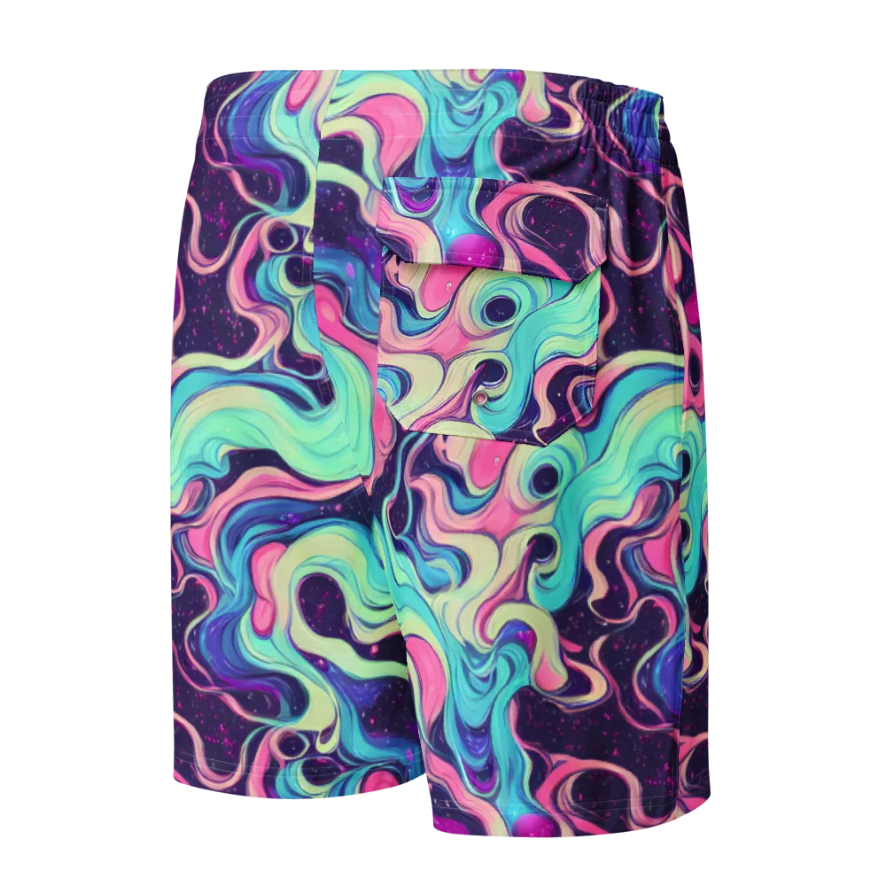 Nova Flow on Men's Board Shorts — Back