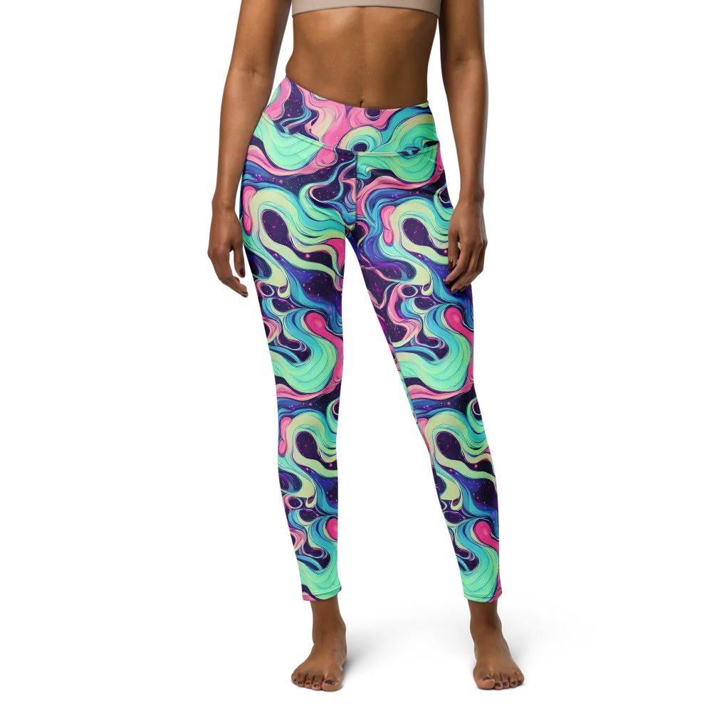 Nova Flow on Yoga Leggings — Front