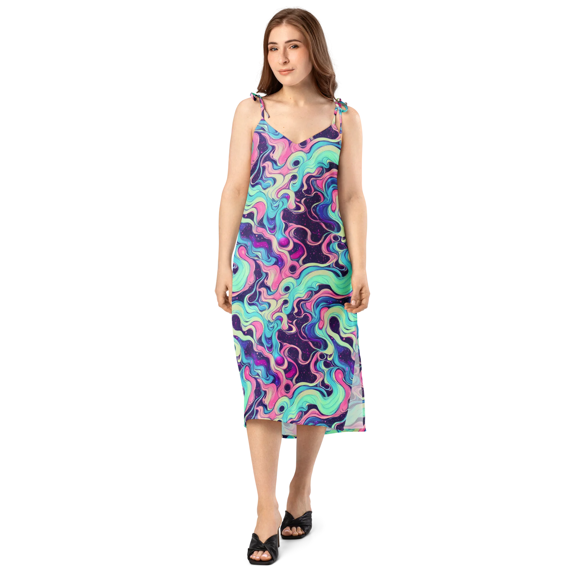 Nova Flow on Slip Dress — Front