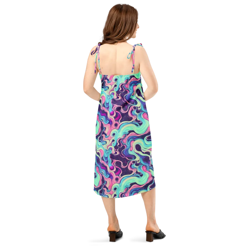 Nova Flow on Slip Dress — Back