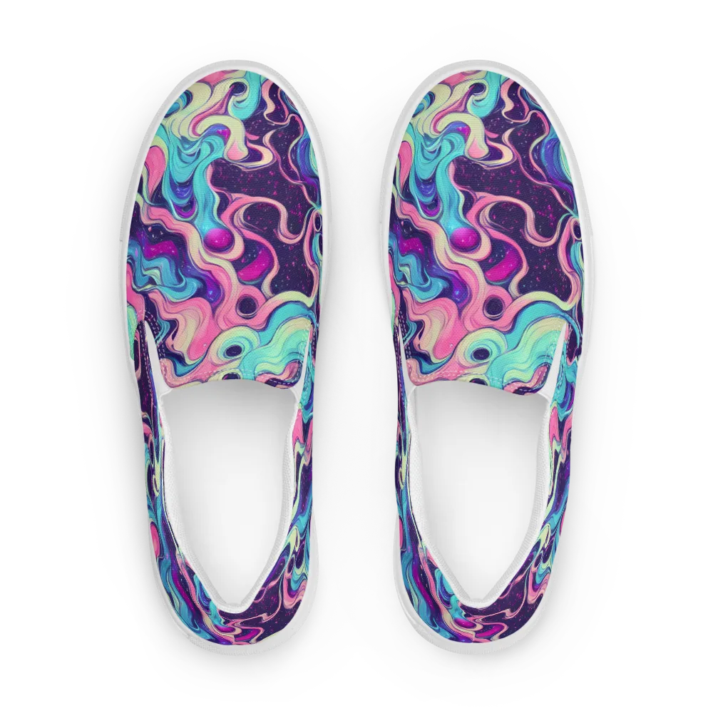 Nova Flow on Men's Slip-On Canvas Shoes — Front