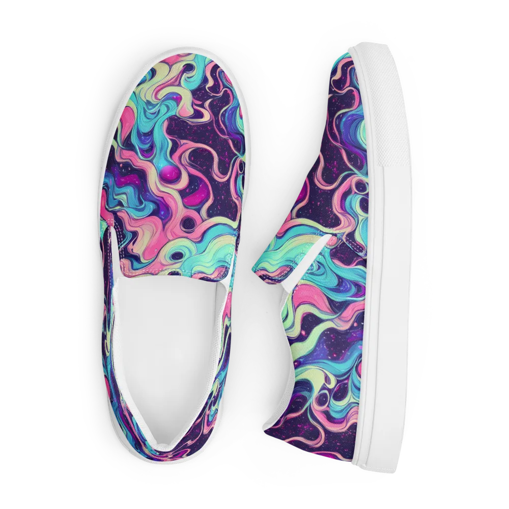 Nova Flow on Men's Slip-On Canvas Shoes — Front