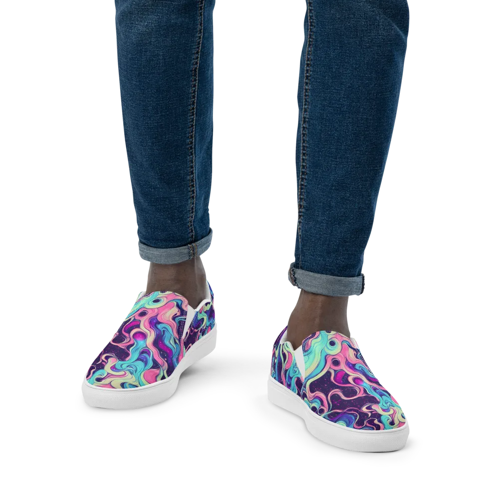 Nova Flow on Men's Slip-On Canvas Shoes — Front