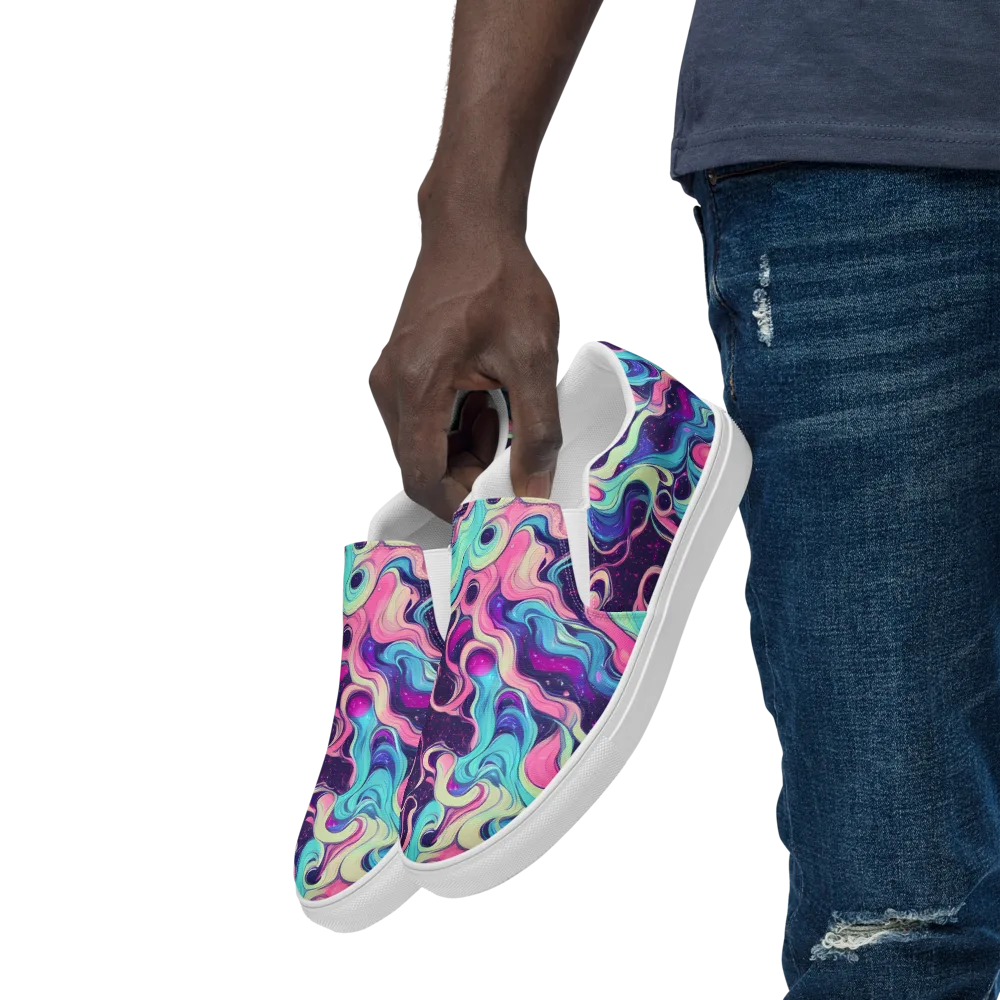 Nova Flow on Men's Slip-On Canvas Shoes — Left Front