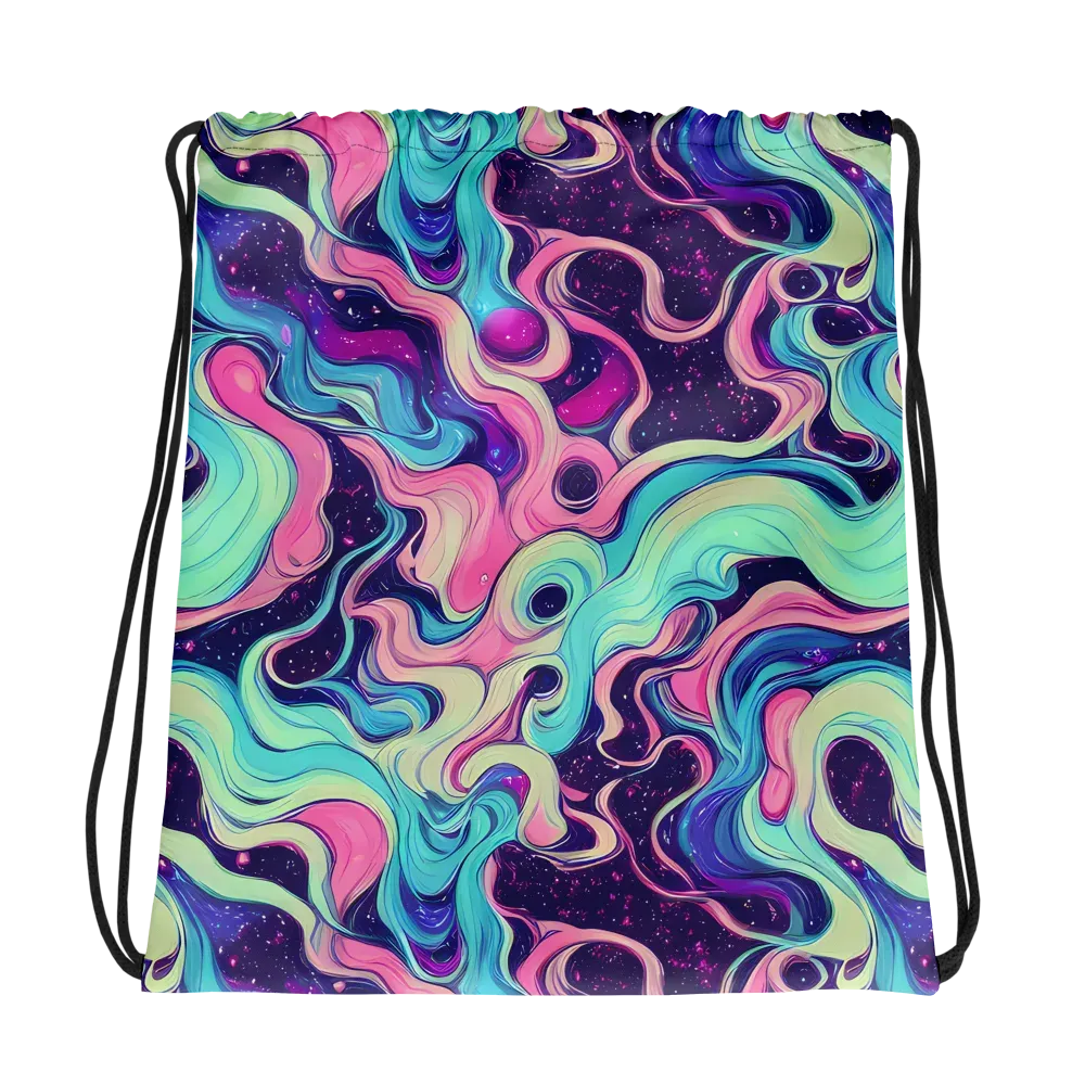 Nova Flow on Drawstring Bag — Photo