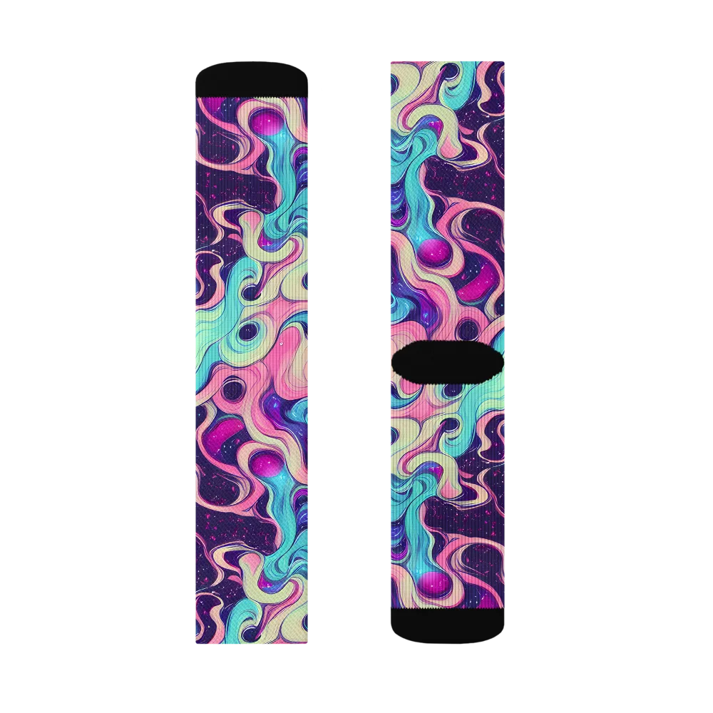 Nova Flow on Socks — Left Sock