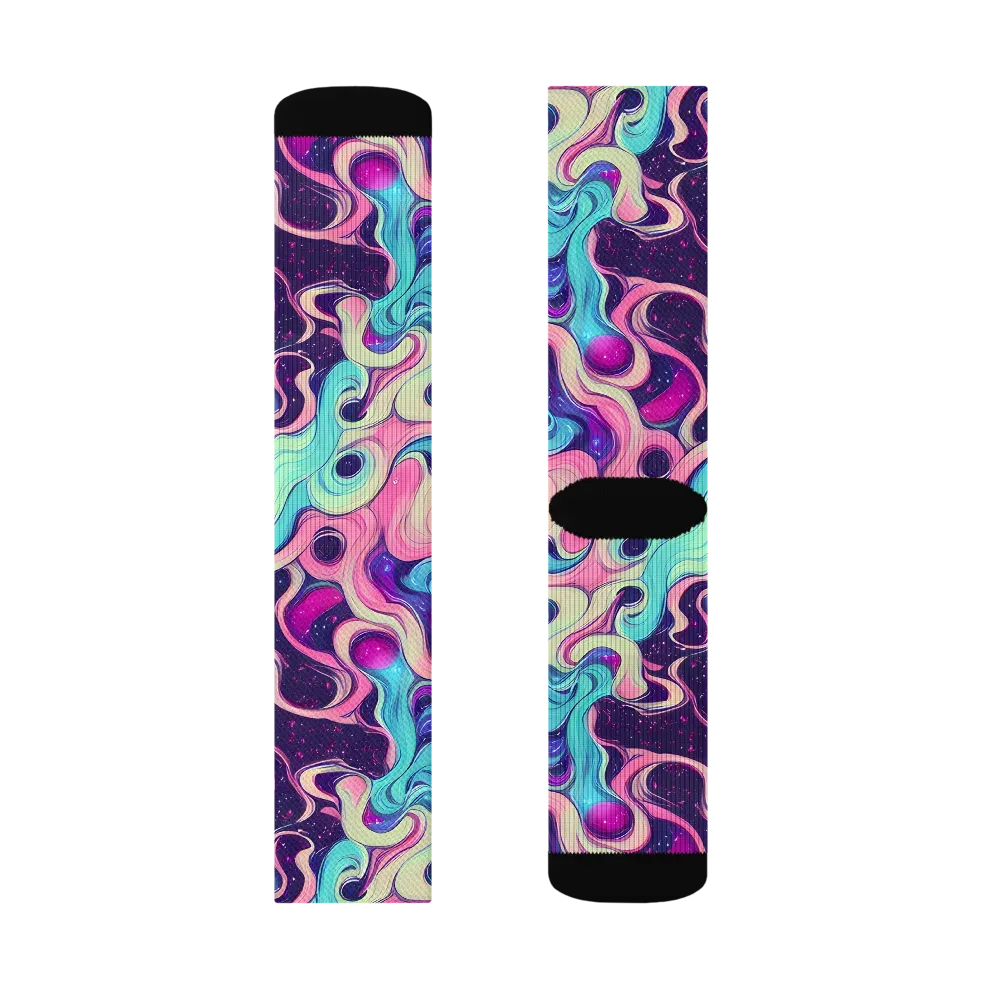 Nova Flow on Socks — Right Sock