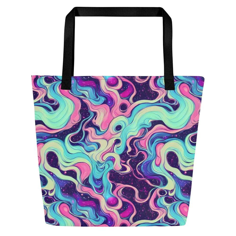Nova Flow on Large Tote Bag W/ Pocket — Front