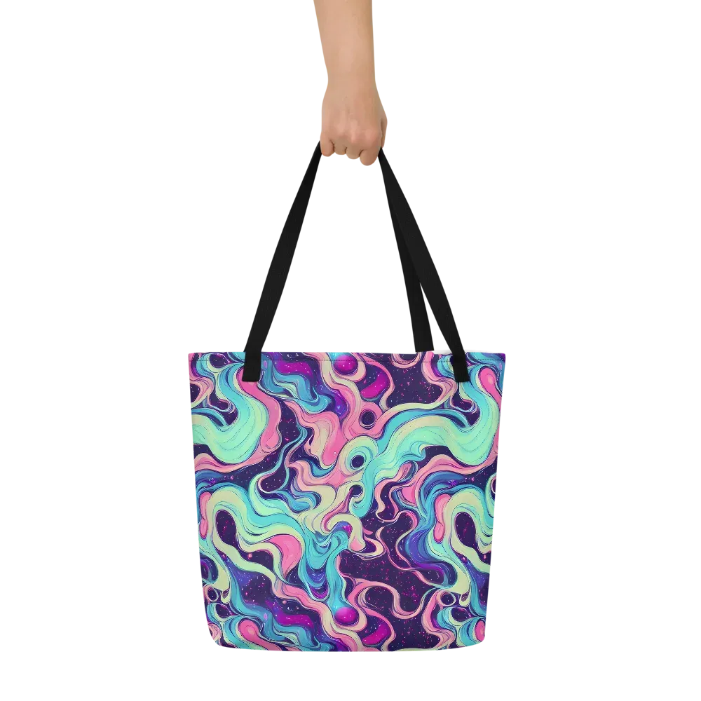 Nova Flow on Large Tote Bag W/ Pocket — Front