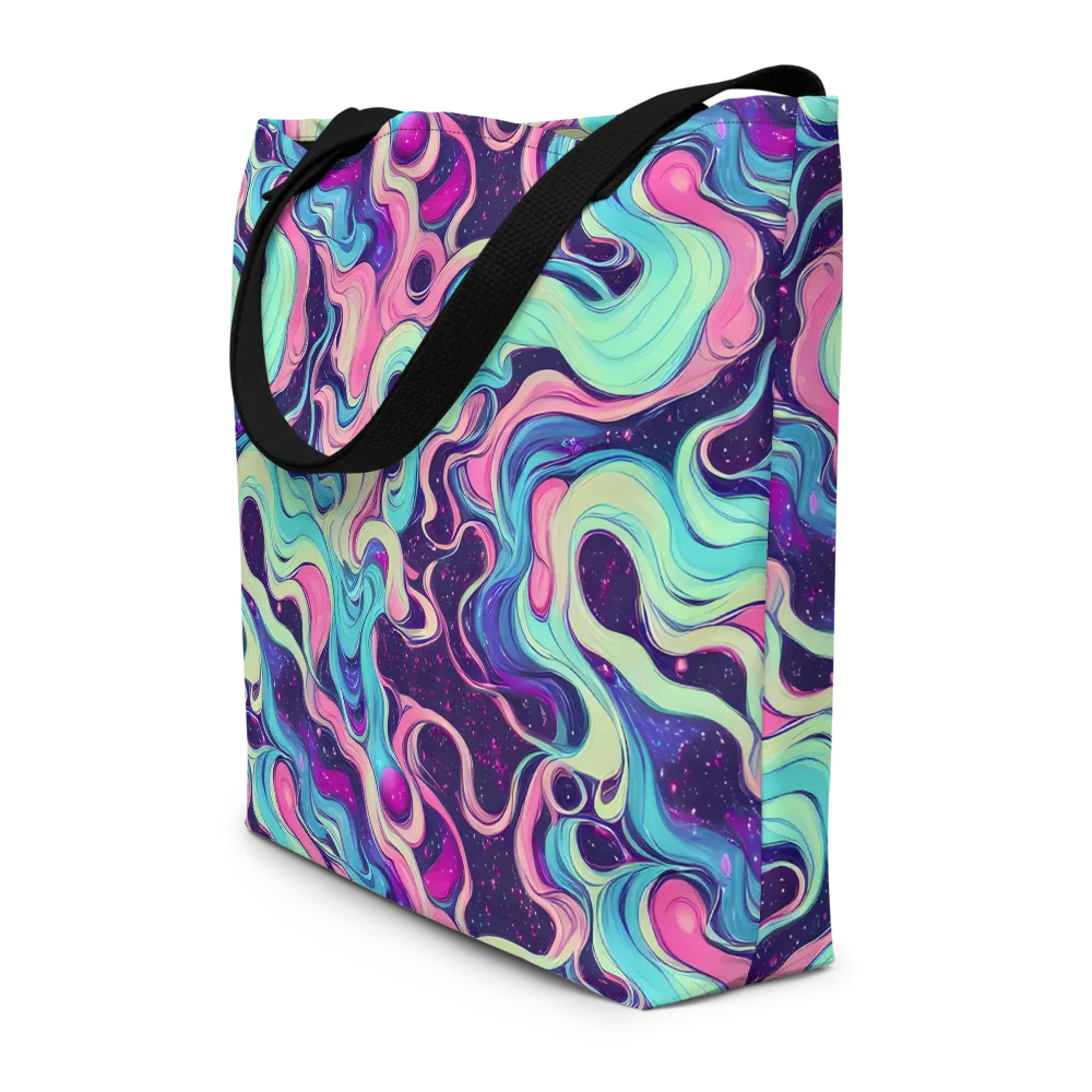Nova Flow on Large Tote Bag W/ Pocket — Front