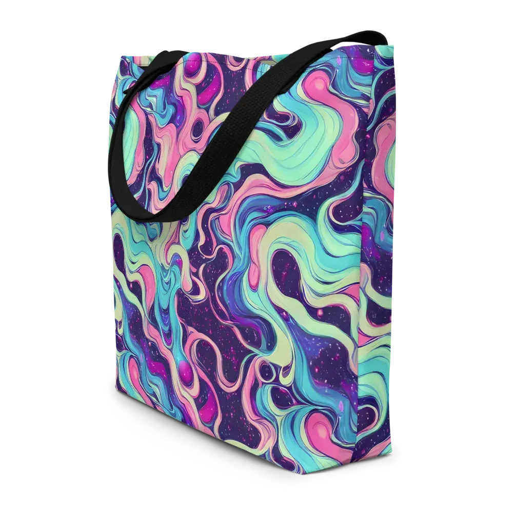 Nova Flow on Large Tote Bag W/ Pocket — Front