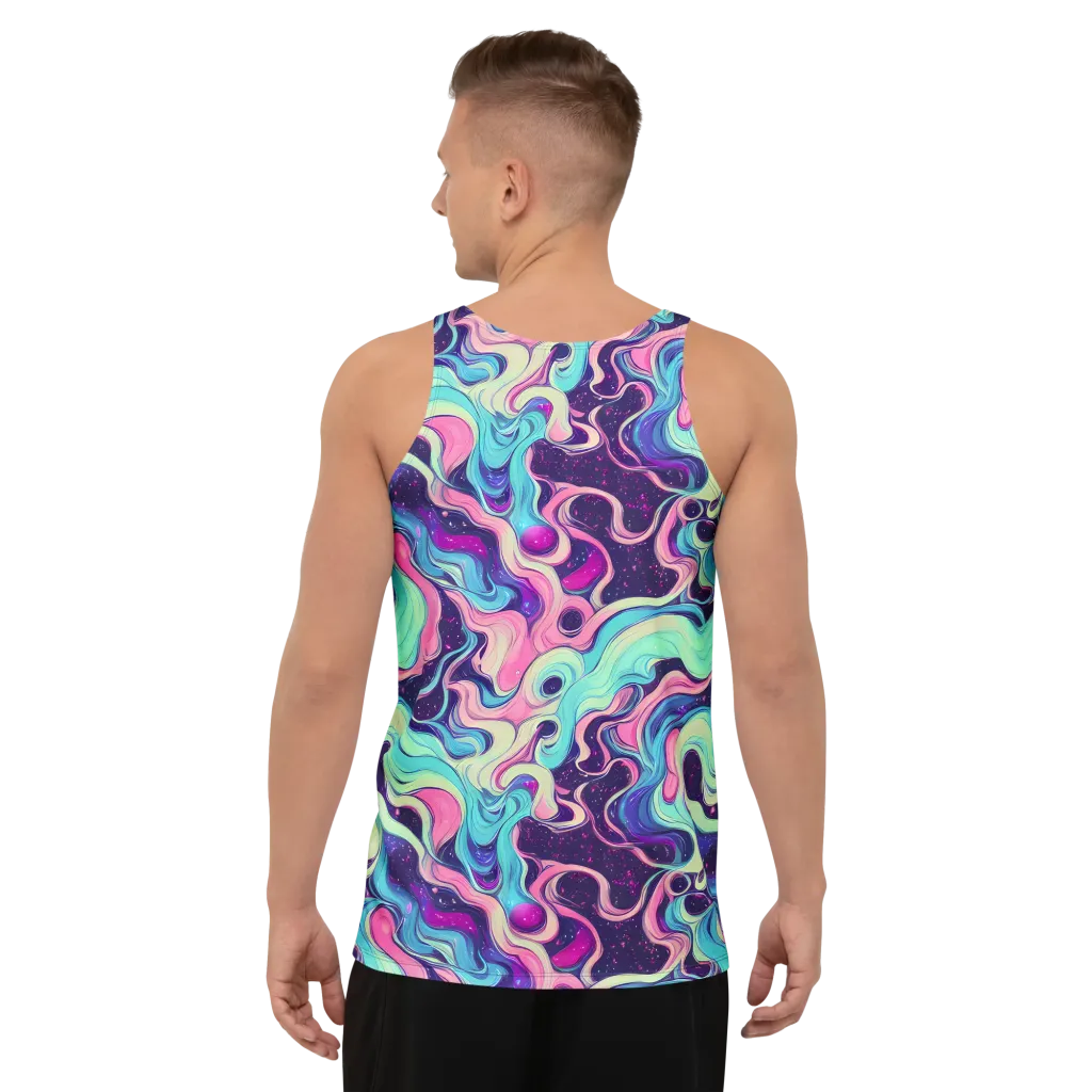 Nova Flow on Men's Tank Top — Back