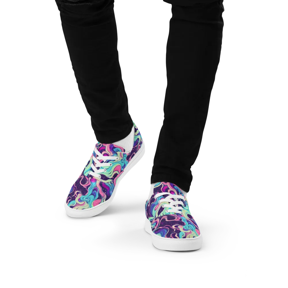 Nova Flow on Men's Lace-Up Canvas Shoes — Front