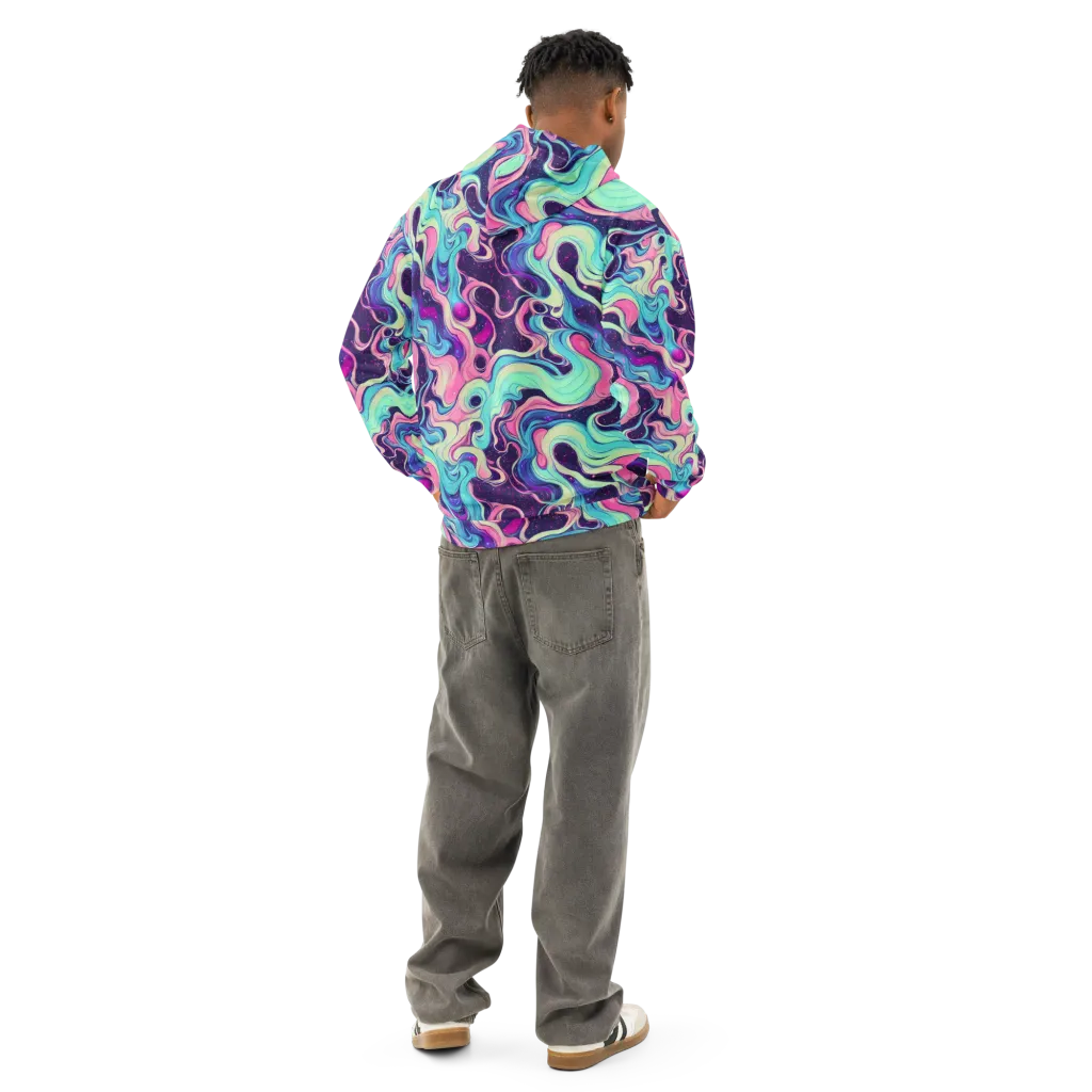 Nova Flow on Cotton Hoodie — Back