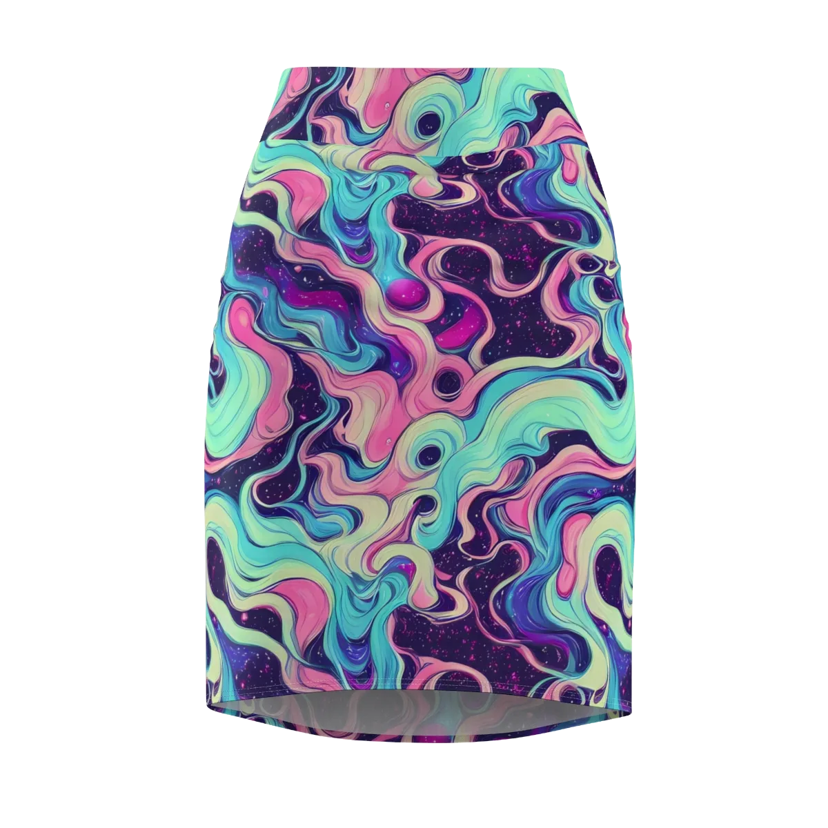 Nova Flow on Pencil Skirt — Front
