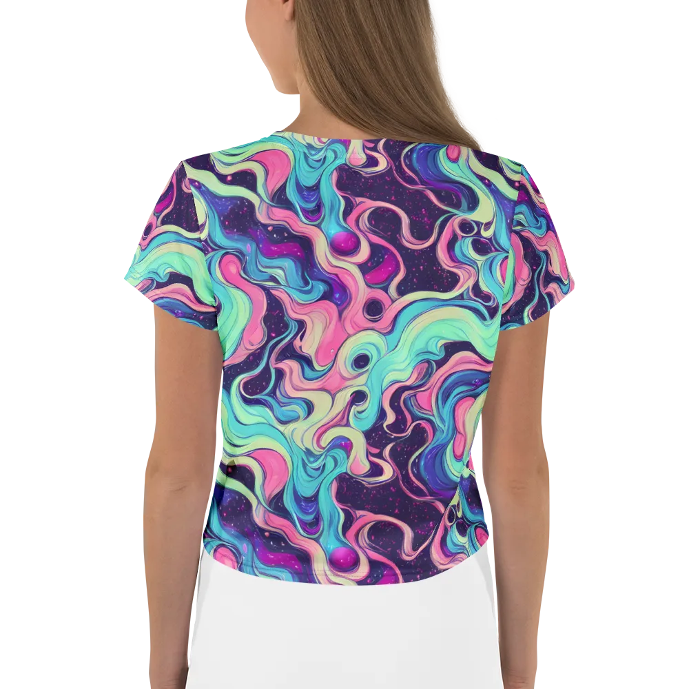Nova Flow on Crop Tee — Back