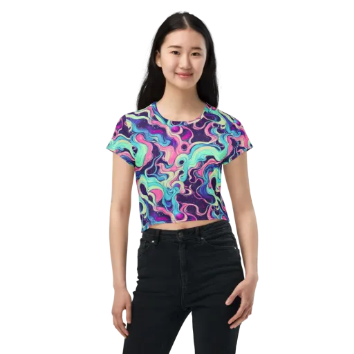 Nova Flow on a Crop Tee
