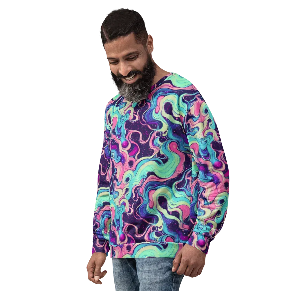 Nova Flow on Sweatshirt — Left Front