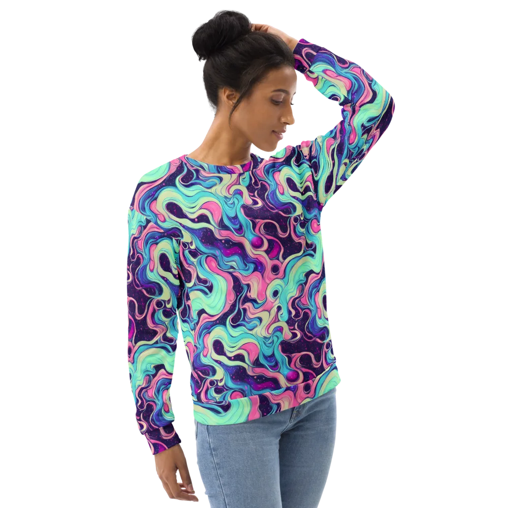 Nova Flow on Sweatshirt — Right Front