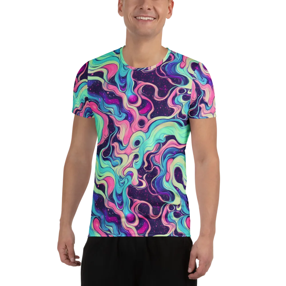 Nova Flow on Men's Athletic T-Shirt — Front