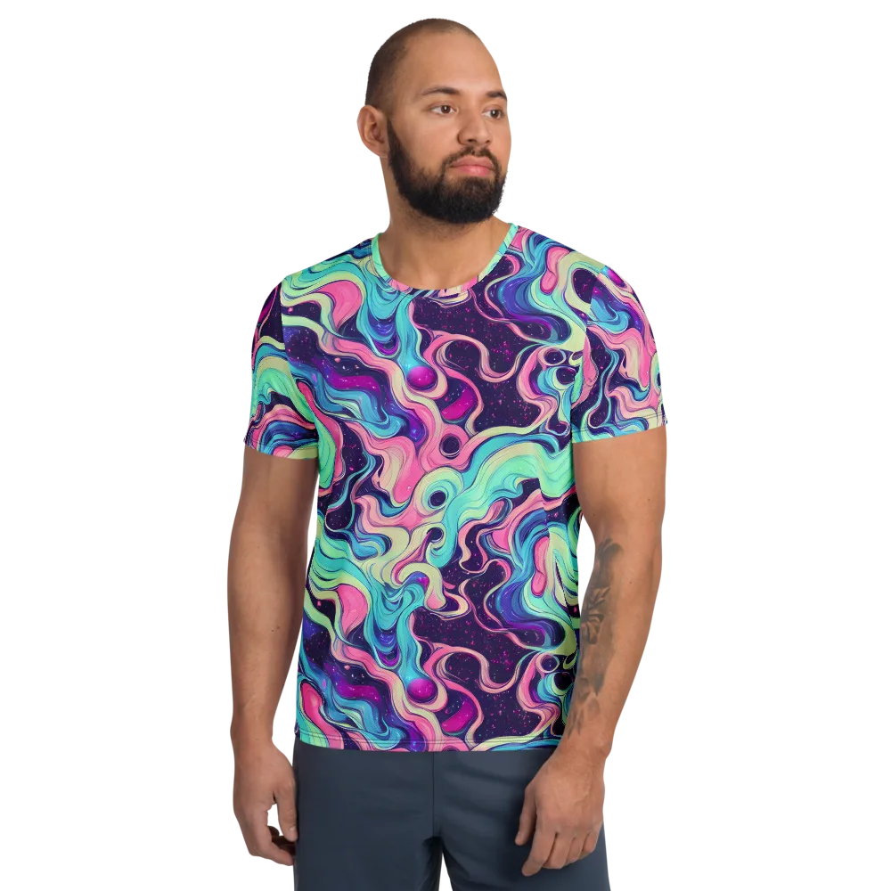 Nova Flow on Men's Athletic T-Shirt — Front