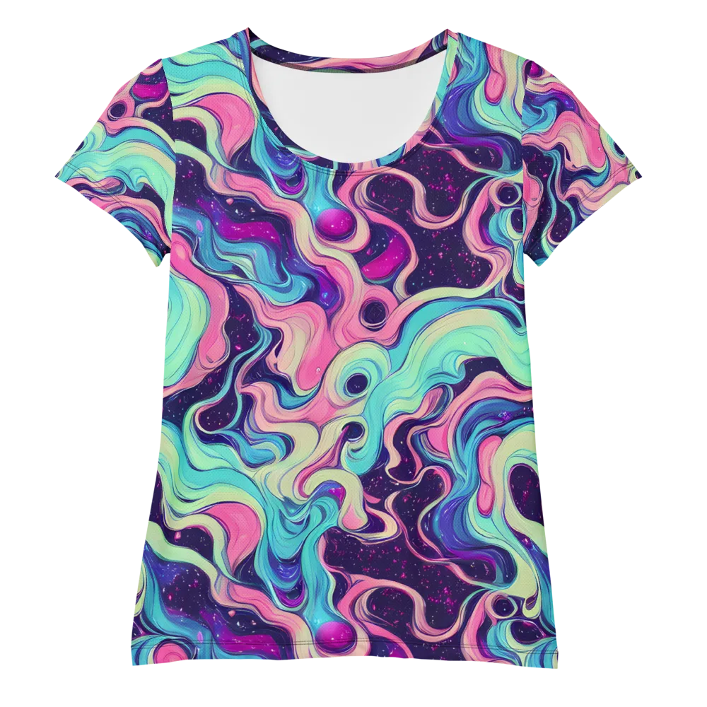 Nova Flow on Women's Athletic T-Shirt — Front