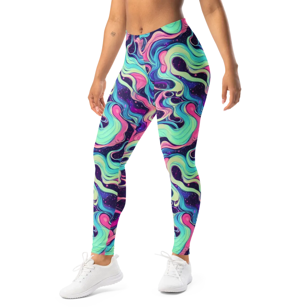 Nova Flow on Leggings — Left Front