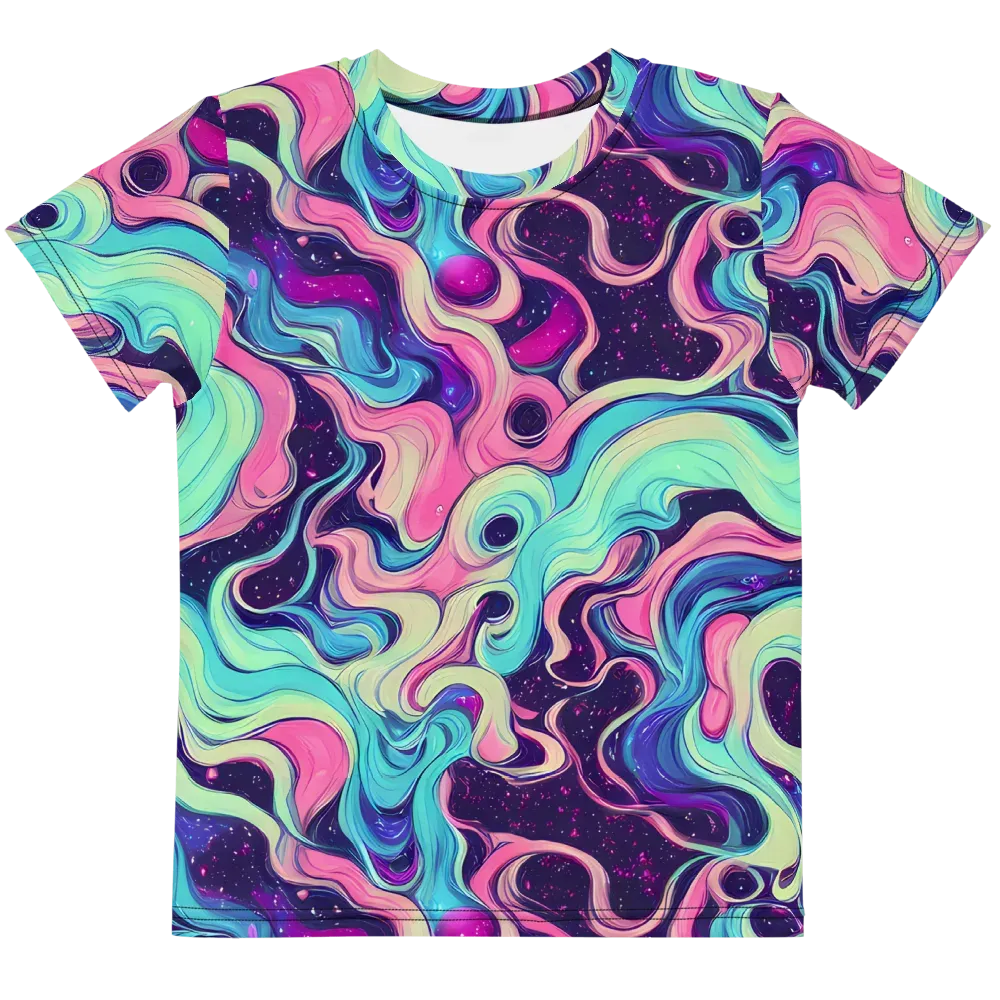 Nova Flow on Kids Crew Neck T-Shirt — Front