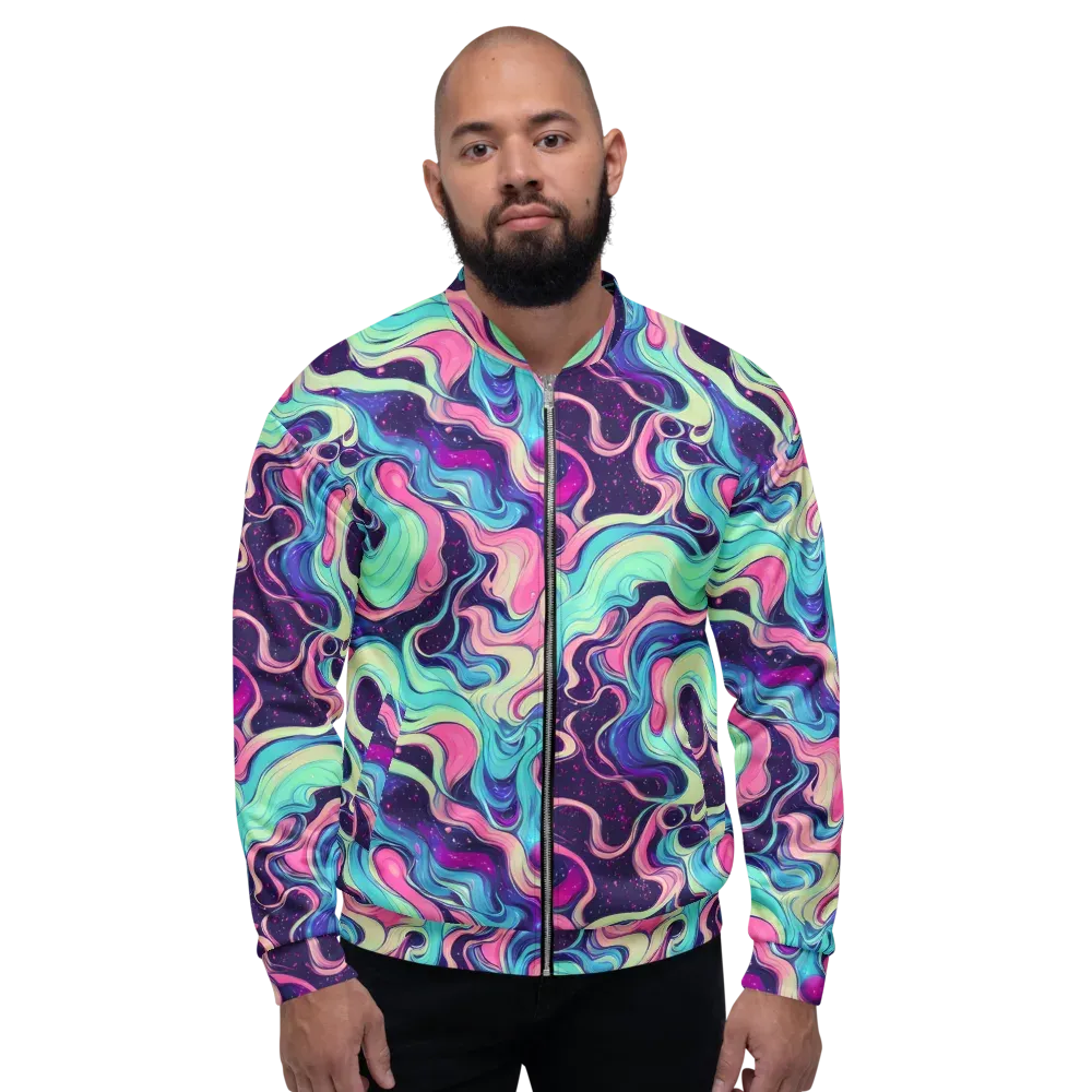 Nova Flow on Bomber Jacket — Front