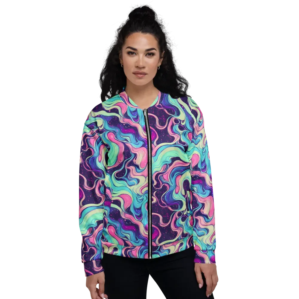 Nova Flow on Bomber Jacket — Front