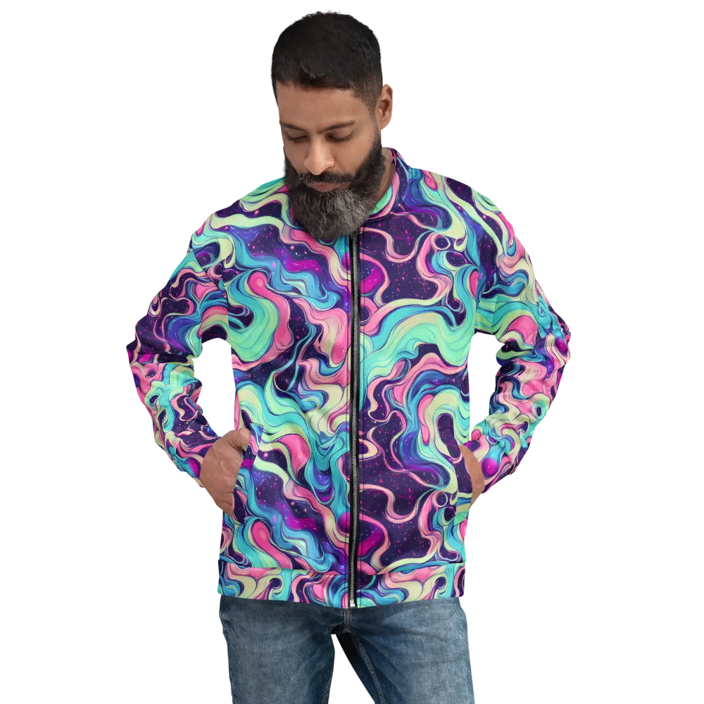 Nova Flow on Bomber Jacket — Front