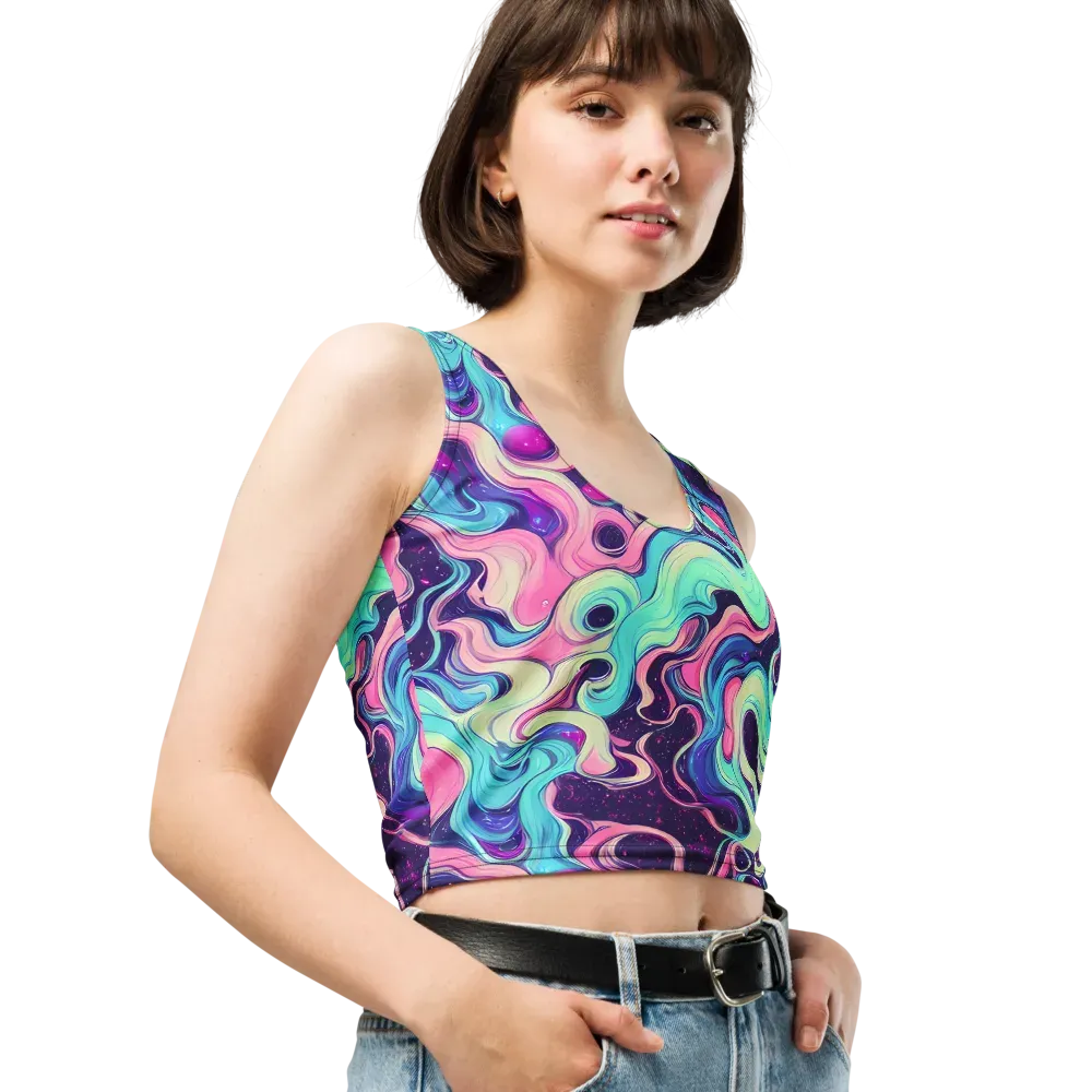 Nova Flow on Crop Top — Right Front