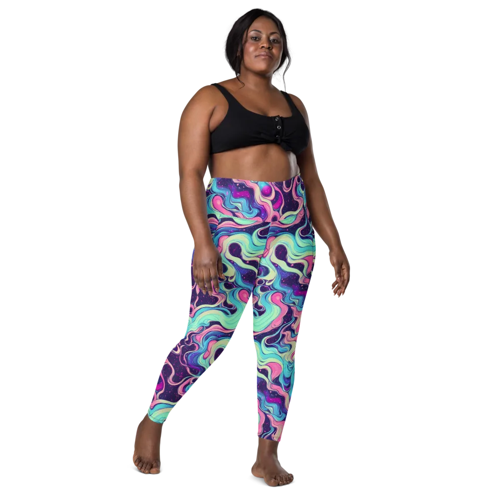 Nova Flow on Leggings with Pockets — Front