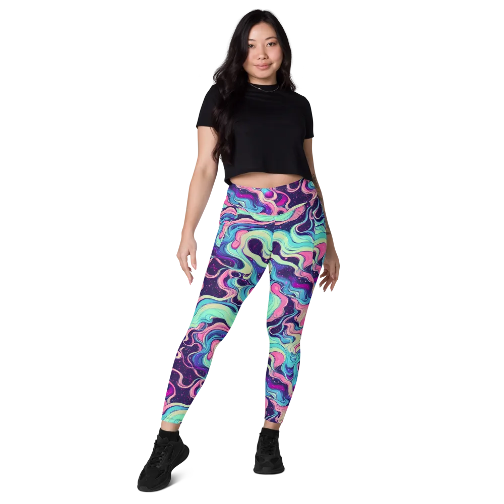 Nova Flow on Leggings with Pockets — Front