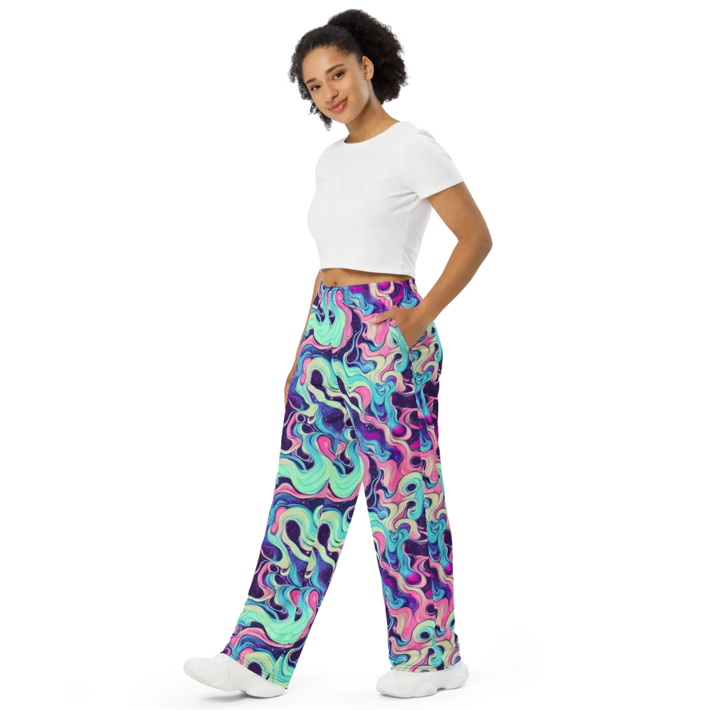 Nova Flow on Wide-Leg Pants — Left Front