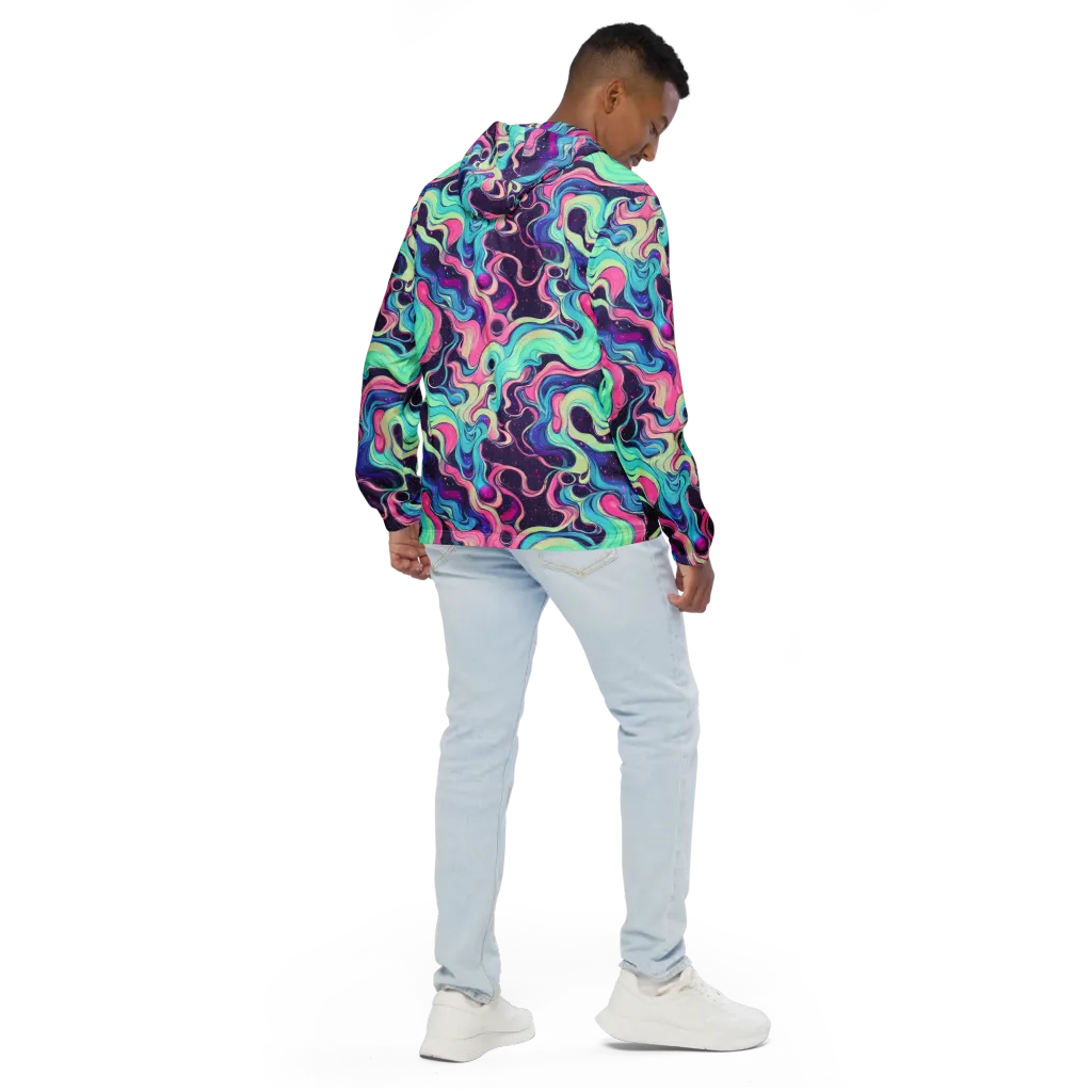 Nova Flow on Men's Windbreaker — Back