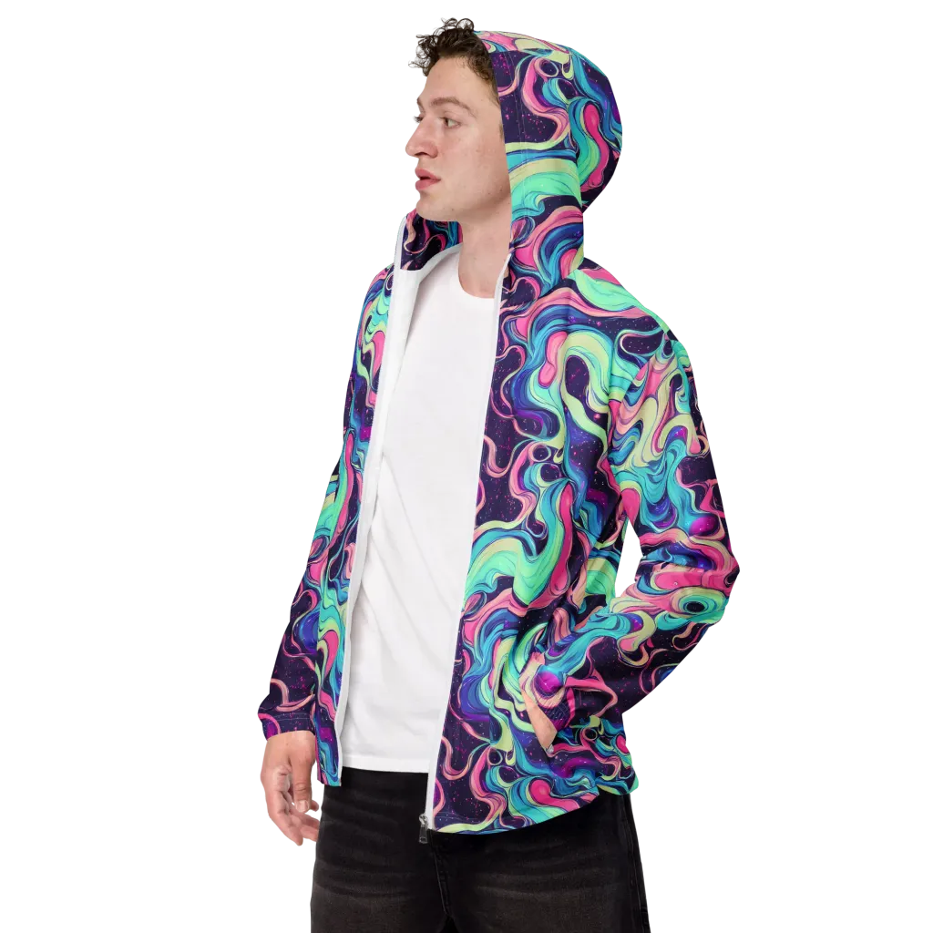 Nova Flow on Men's Windbreaker — Left Front