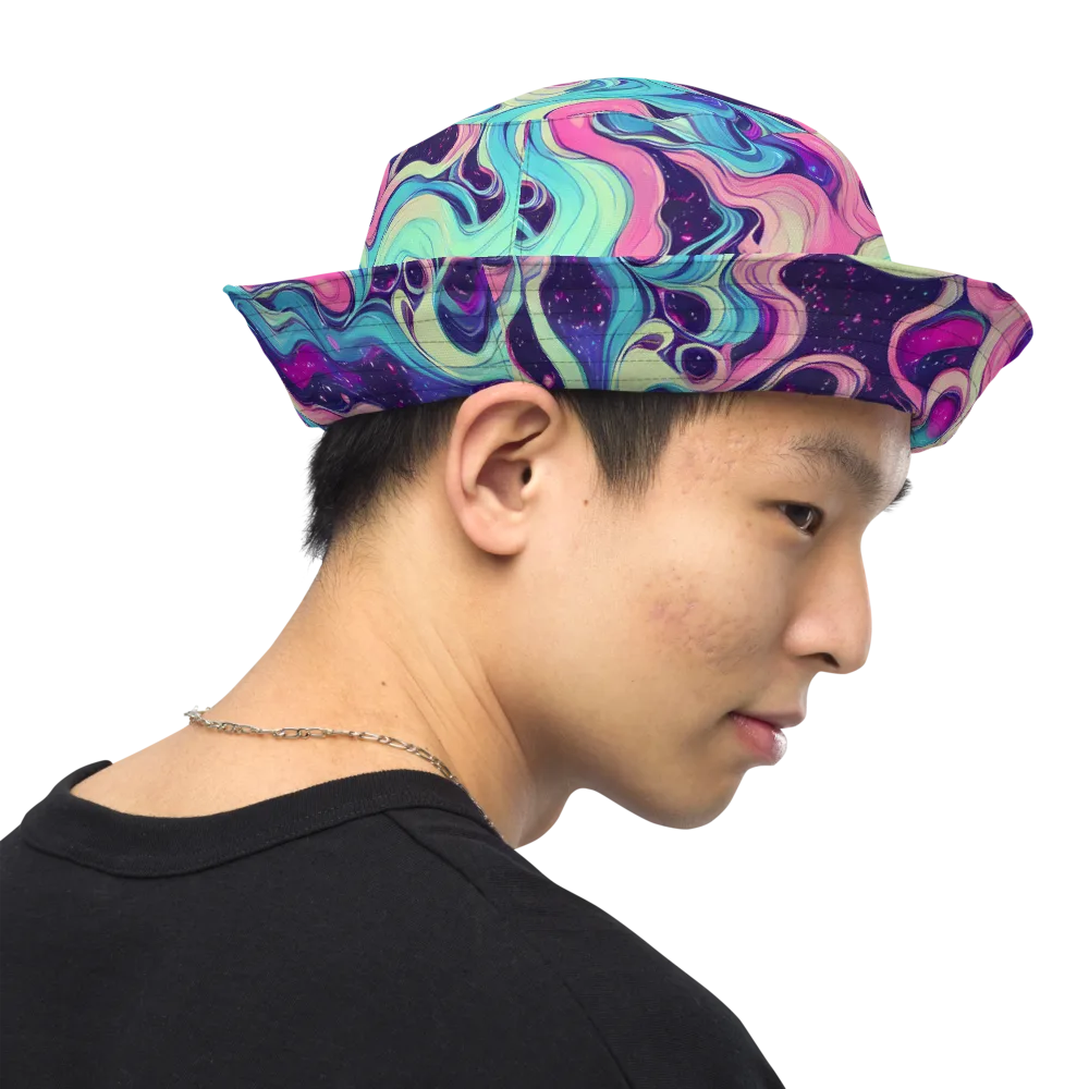 Nova Flow on Reversible Bucket Hat — Right Outside