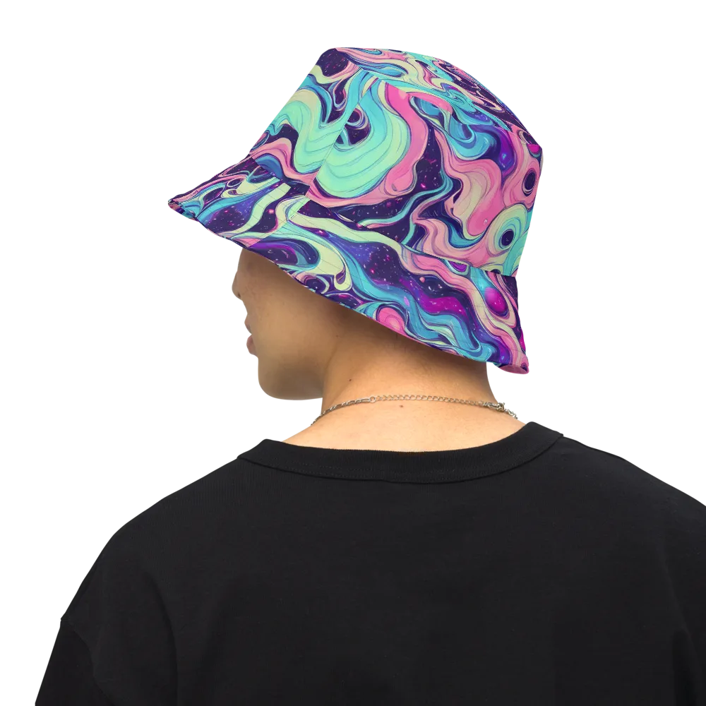 Nova Flow on Reversible Bucket Hat — Back Inside