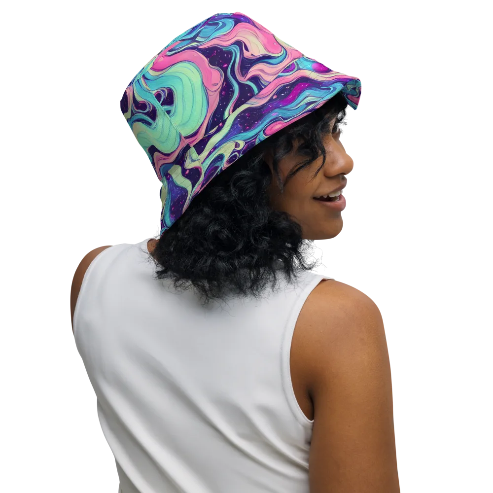 Nova Flow on Reversible Bucket Hat — Right Outside