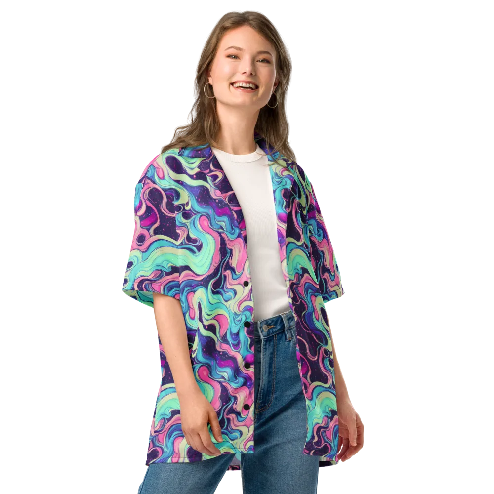 Nova Flow on Button Shirt — Front